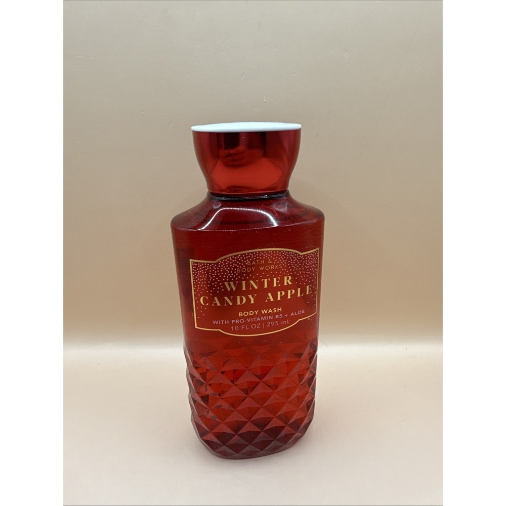 BATH & BODY WORKS WINTER CANDY APPLE BODY WASH w/ PRO-VITAMIN B5‎ 10FL OZ/295 ml
